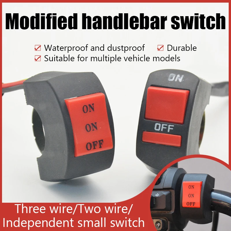 Motorcycle Handlebar Switch | LED Headlight Modification | Double Flash Button | On/Off Control