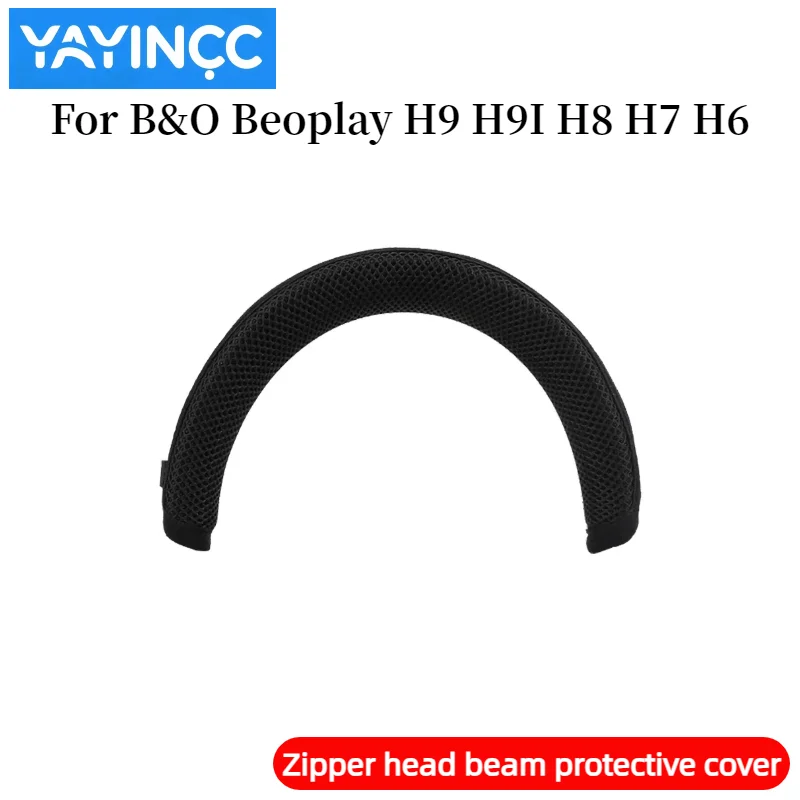 Zestaw wymiennych nauszników YAYINCC + pokrowiec na pałąk z zamkiem błyskawicznym do słuchawek B&O Beoplay H4 H6 H7, H9, H9i, HX H9 gen 3, poduszki nauszne — zdjęcie produktu 6