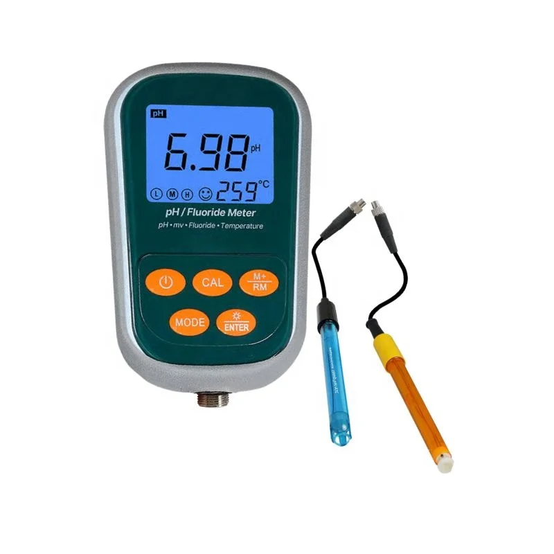 

Высокоточный портативный измеритель фторида с селективным датчиком ион F для хранения данных, большой ЖК-дисплей для полупроводникового химического процесса