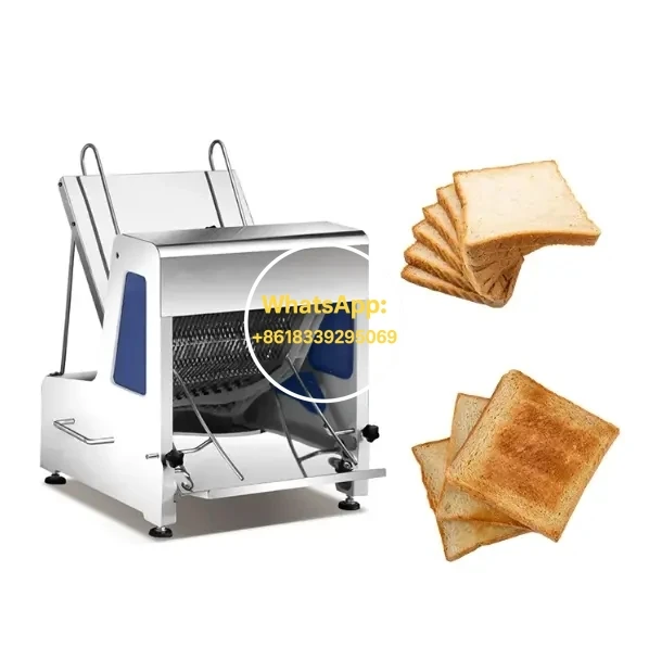 New Complete Bakery Equipment 220V Toast Bread Slicer Machine for Flour Mill Bread Cutting Equipment