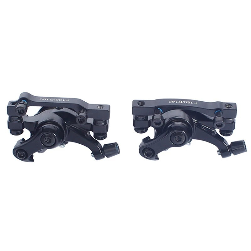 1Set Mountain Bike Disc Brake Wire-Drawn Mechanical Disc Brake Universal Brake Of Aluminum Alloy Mountain Bike