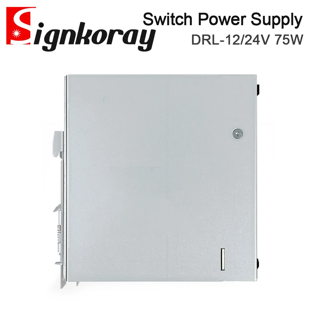 Imagem -05 - Signkoray-fonte de Alimentação de Comutação Original tipo Trilho Din Série Drl 12v 24v 75w Monofásico 5060hz