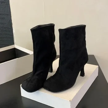 Eilyken Women’s Autumn/Winter Ankle Boots – Round Toe Thin Heel Chelsea Short Fashion Botas de Mujer 1