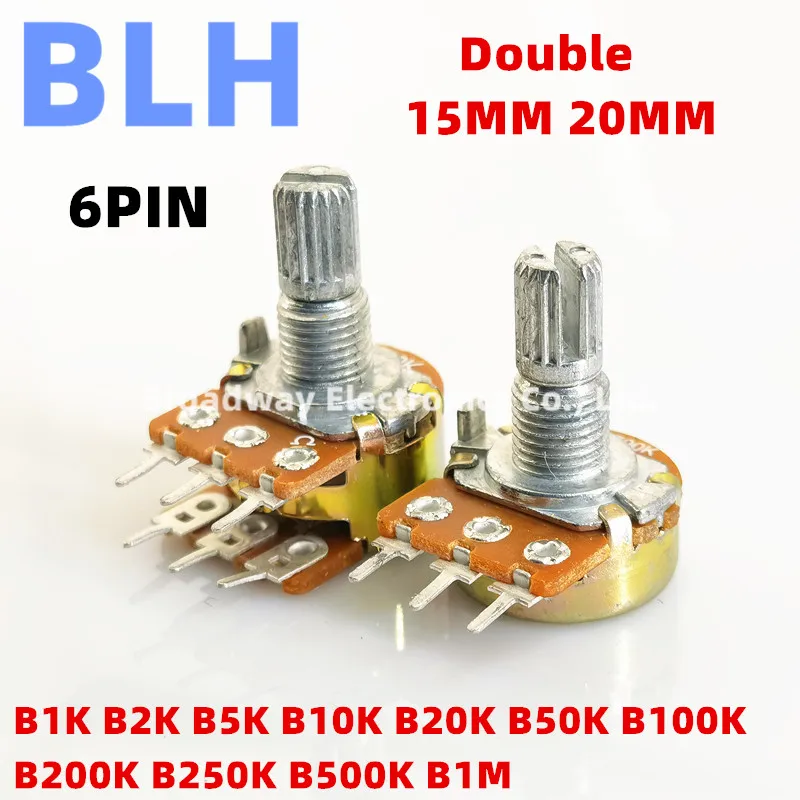 Die besten Doppel-Poti: Eine Bewertung des WH148 10PCS Potentiometer B200K 250K Ohm