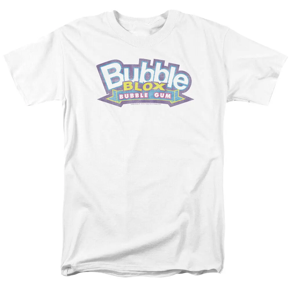 Dubble Bubble Blox T Shirt Mens Licensed Gum Candy White