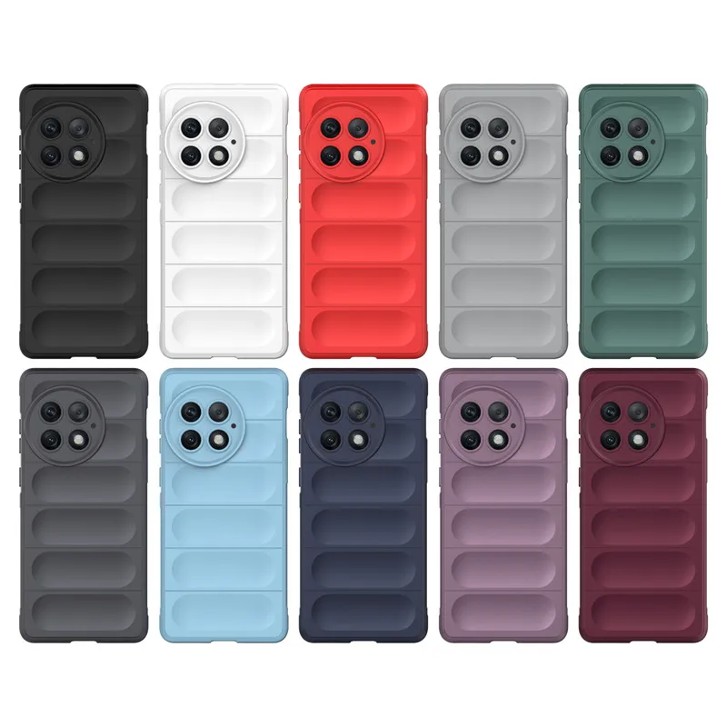 For OnePlus Ace 2 Pro Case for OnePlus Ace 2 Pro 2V Covers Shockproof Carbon Fiber Silicone Rubber Case for OnePlus Ace 2 Pro 5G