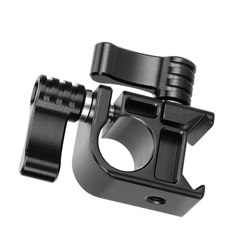 N91R-15Mm Single Hole Clamp Rig Quick Release For Dslr Cameras Monitor Viewfinder Attach