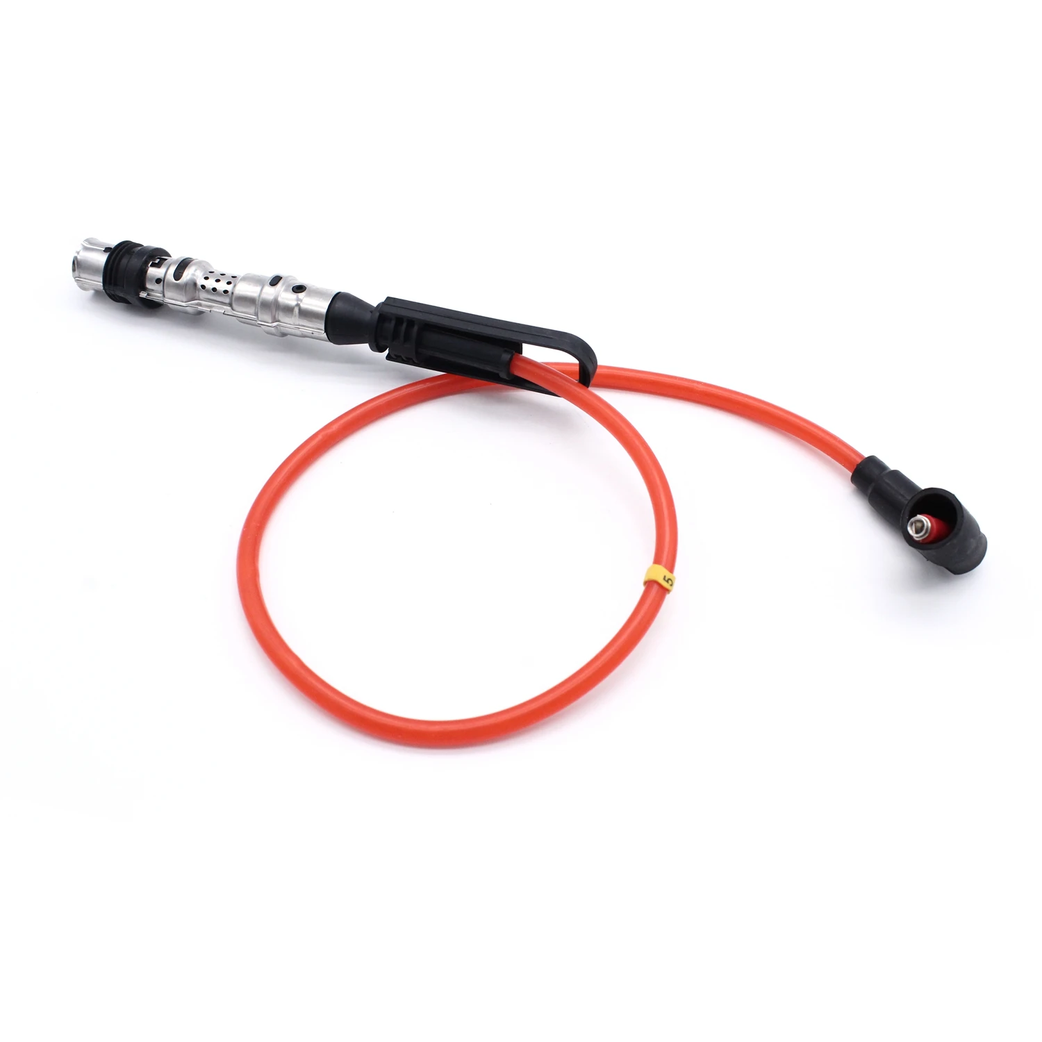 6 قطعة ملف الإشعال شرارة المقابس أسلاك كابل الأحمر للجولف III Corrado VR6 2.8 2.9 AAA ABV مع مجتذب 021905409 إعلان—L49A