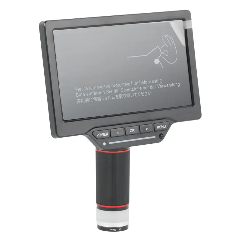 Imagem -04 - Digital Tela Hdmi Lcd Microscópio Câmera 1200x Zoom Multímetro Data Exibidas em Tempo Real para Reparo Eletrônico 16mp 1080p