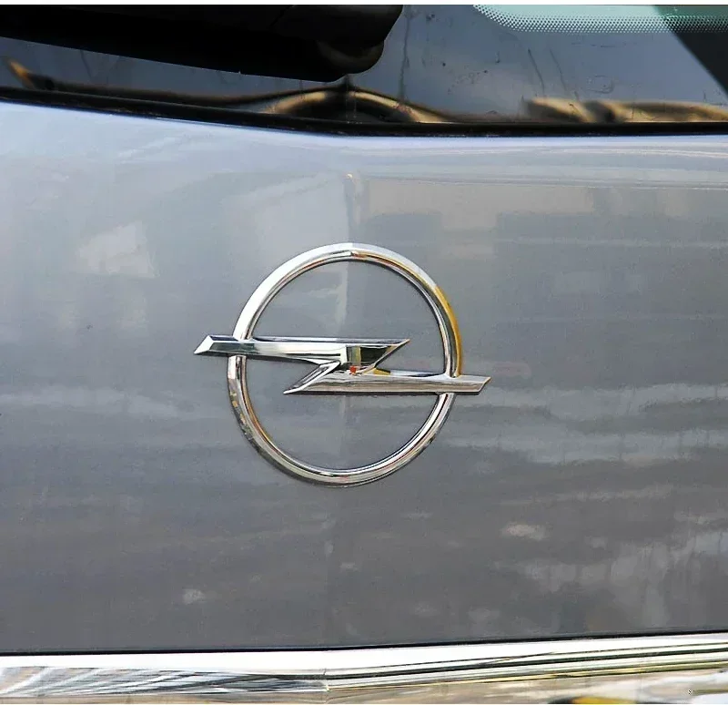 145 مللي متر ثلاثية الأبعاد ABS أسود/فضي سيارة الجبهة مصبغة هود بونيه شعار الخلفي الجذع شارة لاصق الشعار لأوبل أسترا إنسيجنيا كورسا زافيرا #6