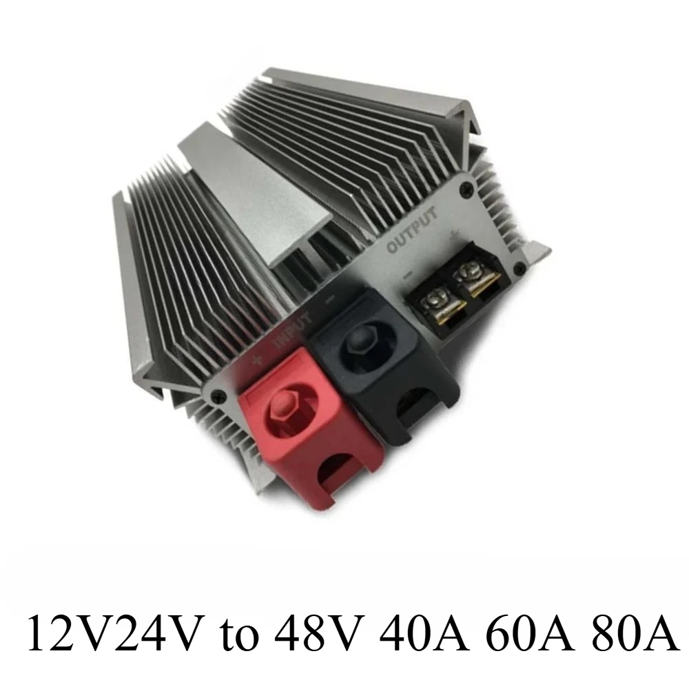 

12V24V to 48V 40A 60A 80A Boost DC DC Converter 12 Volt to 48 Volt Step-up Voltage Regulator for Electric Cars AUTOMOTIVES