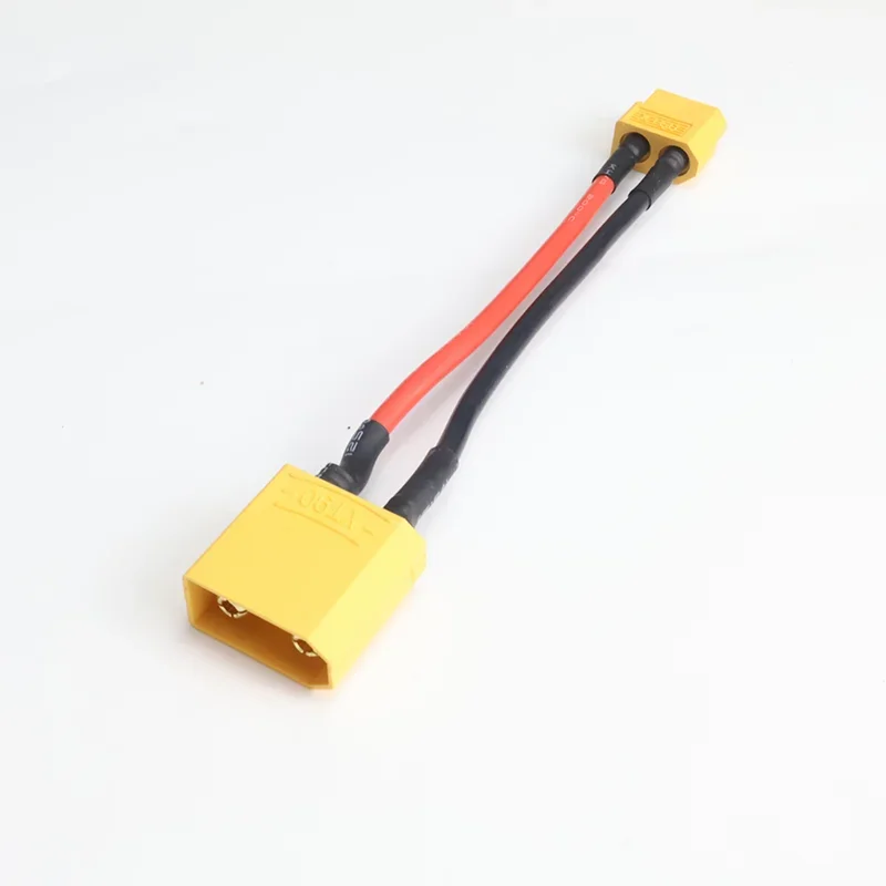 3Pcs Adapter 14awg 100mm XT60 To XT90 Male/Female Connector Plug Charge Cable Lead Silicone Wire for ISDT Style Chargers Expand