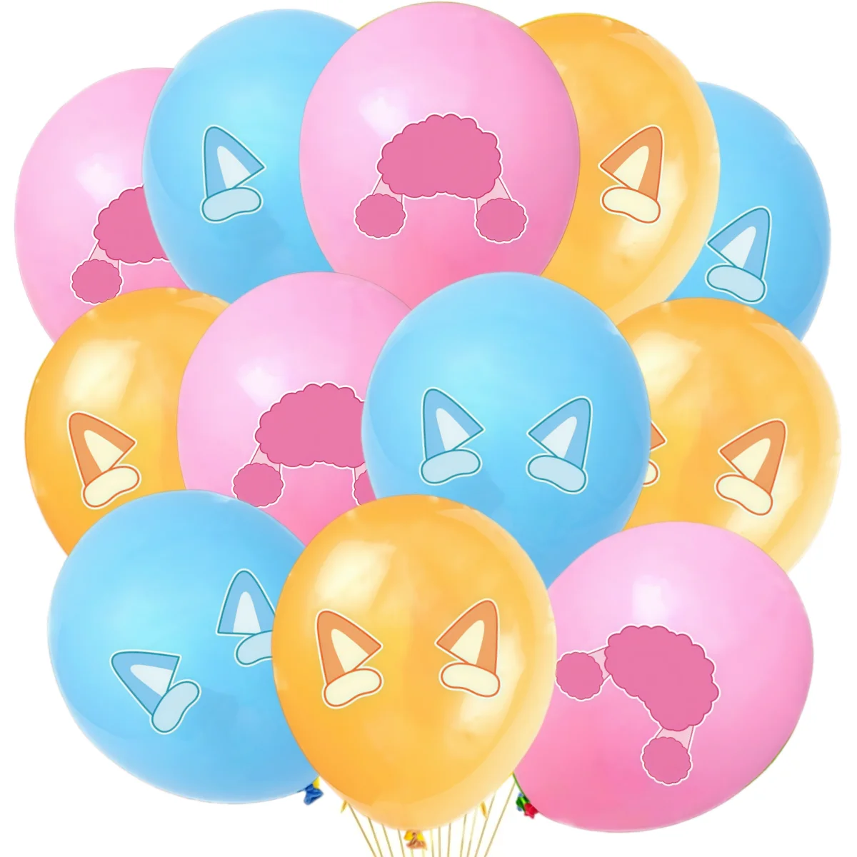 Cartoon Blauwe Hond Bingo Verjaardagsdecoratieset Hondentafelkleed Beker Bord Servet Cadeautasjes Babyshower Kinderfeestje Favorieten Benodigdheden