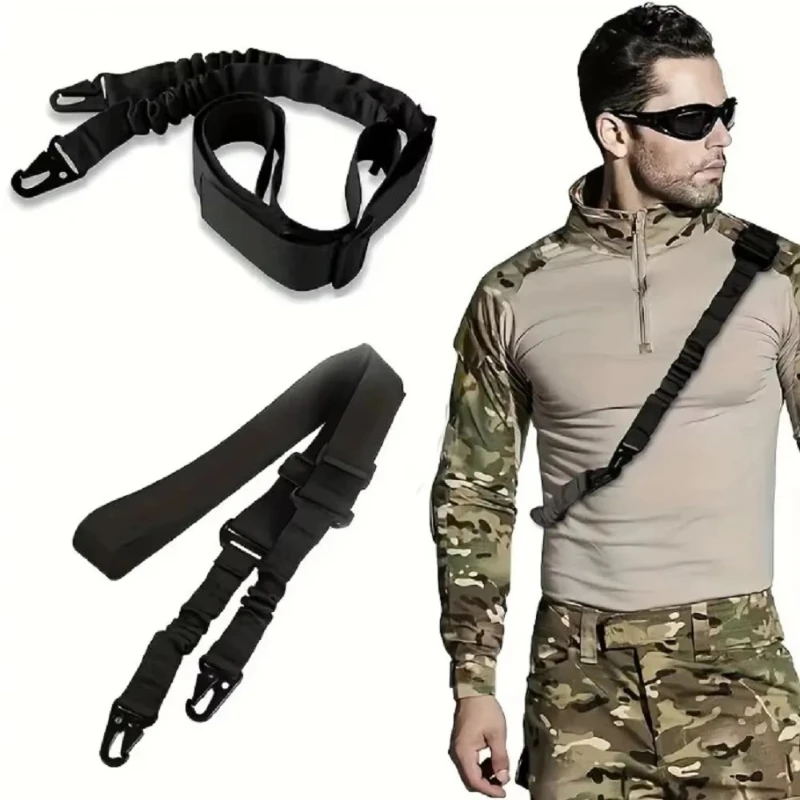 1/2/3/4Pcs Outdoor Nylon Tactical Double Point Diagonal Cross Gun Strap Multi-Functional Durable Multiple Colors Available