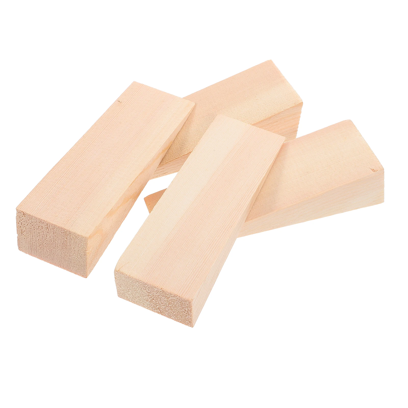

4pcs Wooden Wedges Wood Door Stopper Triangular Wedge Stabilizer Furniture Rail Spacer Security Wall Protective