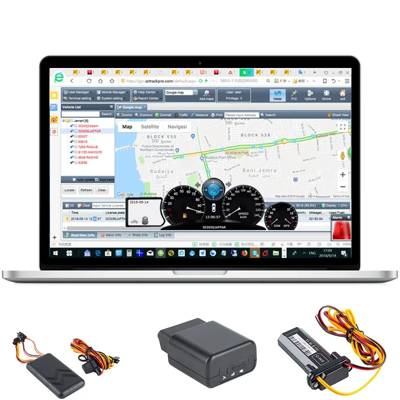 

Web Online Server Platform Software Compatible Teltonika FMB920 Tracking Device