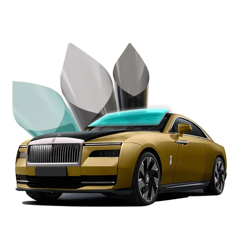 

Primary color film High insulation Car front gear Side shield Sun insulation film UV protection