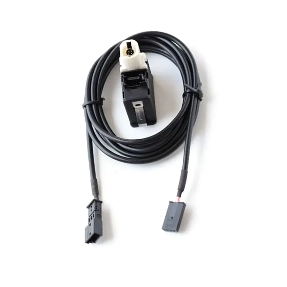Car Aux In Socket Adapter Cable Plug For BMW E39 E46 E38 E53 X5 Navigation OEM Parts Number 9237656