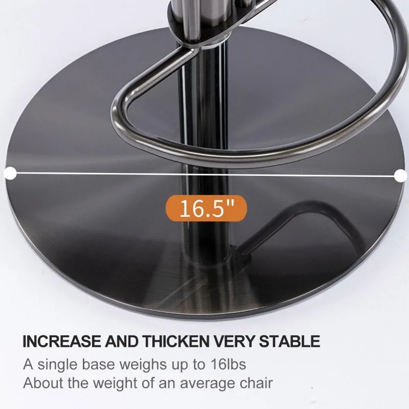 كراسي بار جلدية بار قابلة للتعديل مع مسند ظهر وقاعدة من التيتانيوم الأسود لمطعم جزيرة المطبخ والبار المنزلي