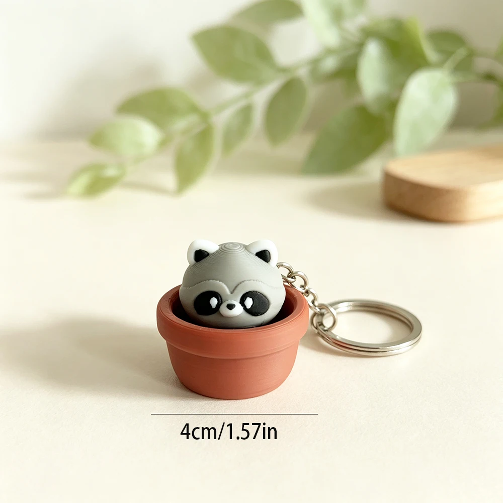 Click To Download The Raccoon 3d Printing Unzip Button Backpack Accessories Car Parts Keychain