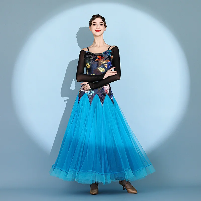 ชุดเดรสสำหรับแข่งขันเต้นรำบอลรูมผู้หญิง ODBD1385 ขายดี คุณภาพสูง ประสิทธิภาพเยี่ยม