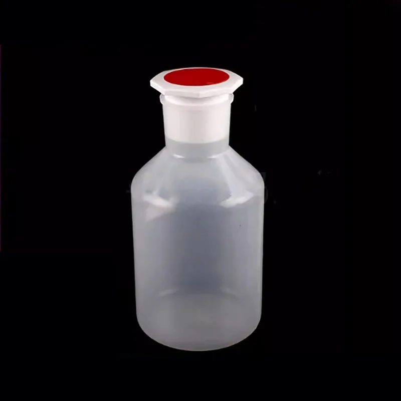 5PCS Laboratory plastic wide mouth sealed reagent bottle 100ml 250ml 500ml 1000ml 2000ml sampling bottle sampling bottle