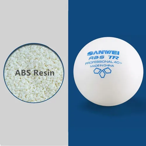 Imagen 2 del producto Pelotas de entrenamiento de tenis de mesa más vendidas SANWEI TR40 + pelotas de Ping Pong de plástico ABS para entrenamiento profesional de palos