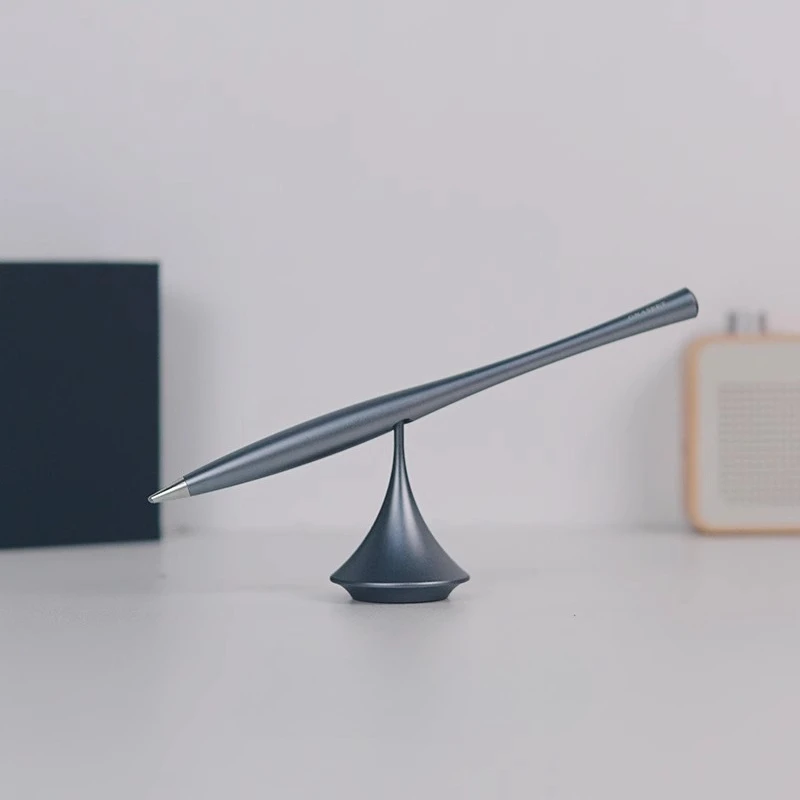 

Бесчернильная вращающаяся ручка, персонализированный черный технологический подарок, редкая и высококачественная вращающаяся верхняя часть