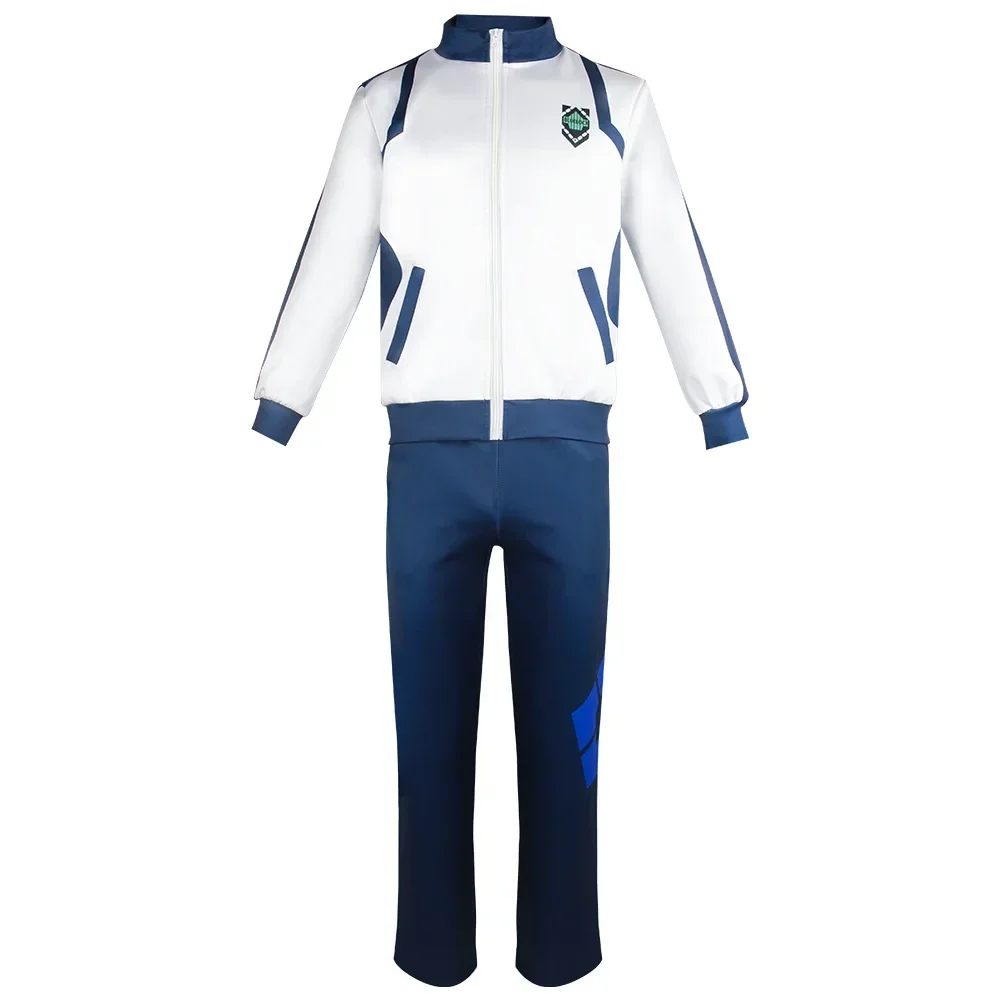 Blue Lock Reo Nagi Bachira Isagi Chigiri Hyoma Cosplay Costume Zip Sportswear Tracksuit Sweatshirt Hoodie Halloween Costume