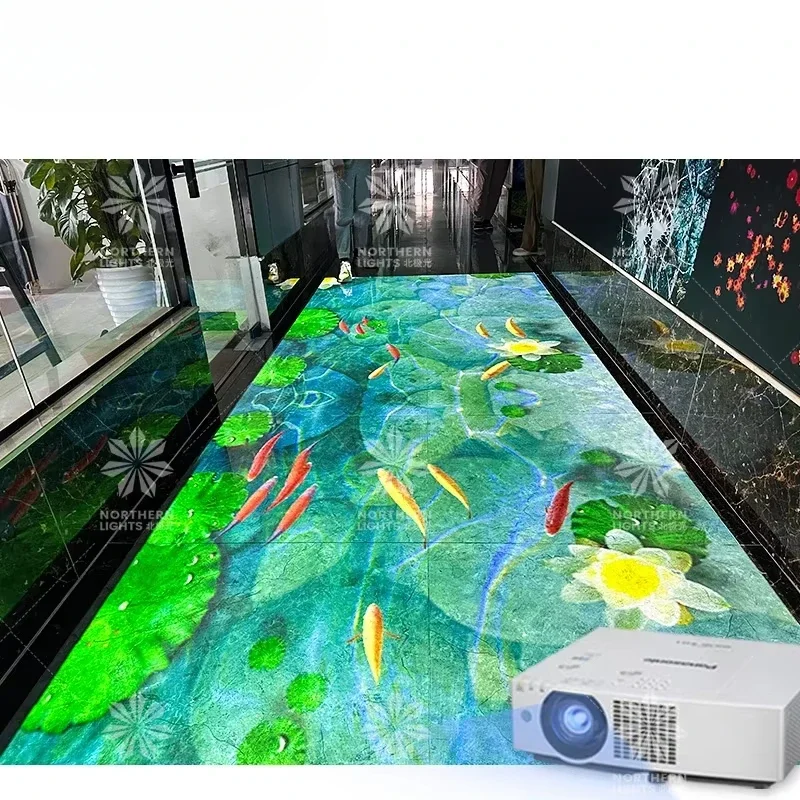 Outdoor Lighting Interactive Floor Projector Ground/Floor Interactive Projection Advertisement Interactive Floor Projector Game