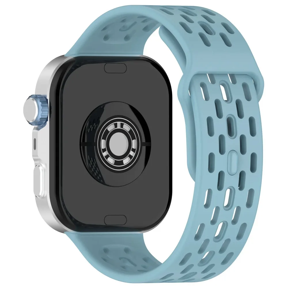 Sport-Silikonarmband für Redmi Watch 6 Active-6 Lite/6 5 4 Atmungsaktiver Stil Verstellbares Armband für Xiaomi Mi Band 10-9-8 Pro – Detail 33