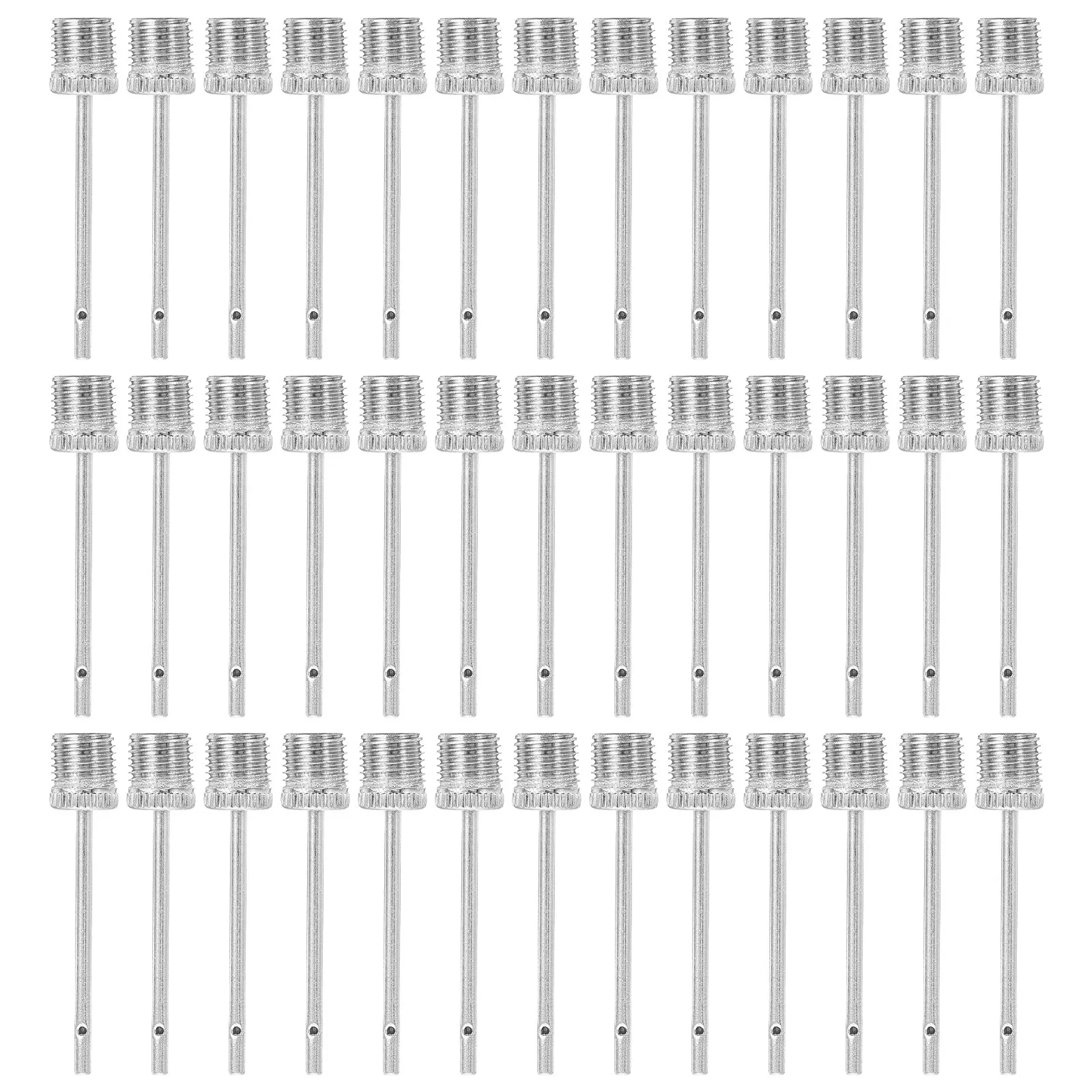 

40 шт. игл для надувания спортивных мячей, прочные металлические иглы для насосов, многофункциональные воздушные иглы для баскетбола и футбола