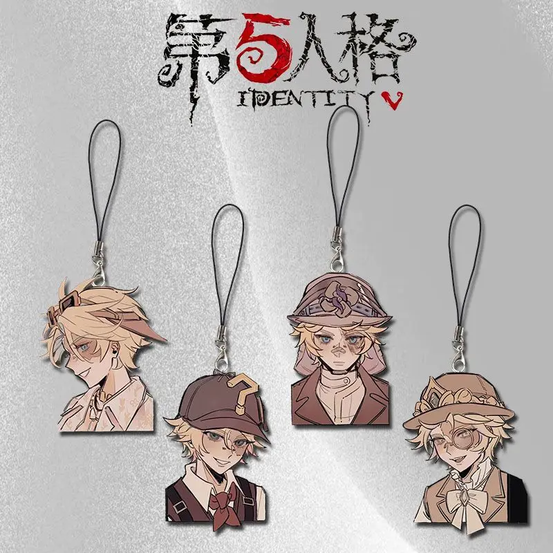 Identity V Norton Campbell Acrylic Keychain Badge Cartoon Pins DIY Decoration Backpack Clothes Keychain Accessories Christmas