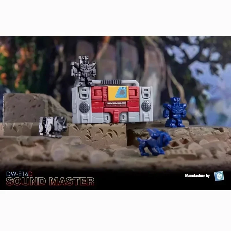 In Stock！DR.WU Transformation DW-E02D&DW-E16D DW-E02M&DW-E16M MONITOR SOUND MASTER Soundwave Blaster Set Mini Action Figure