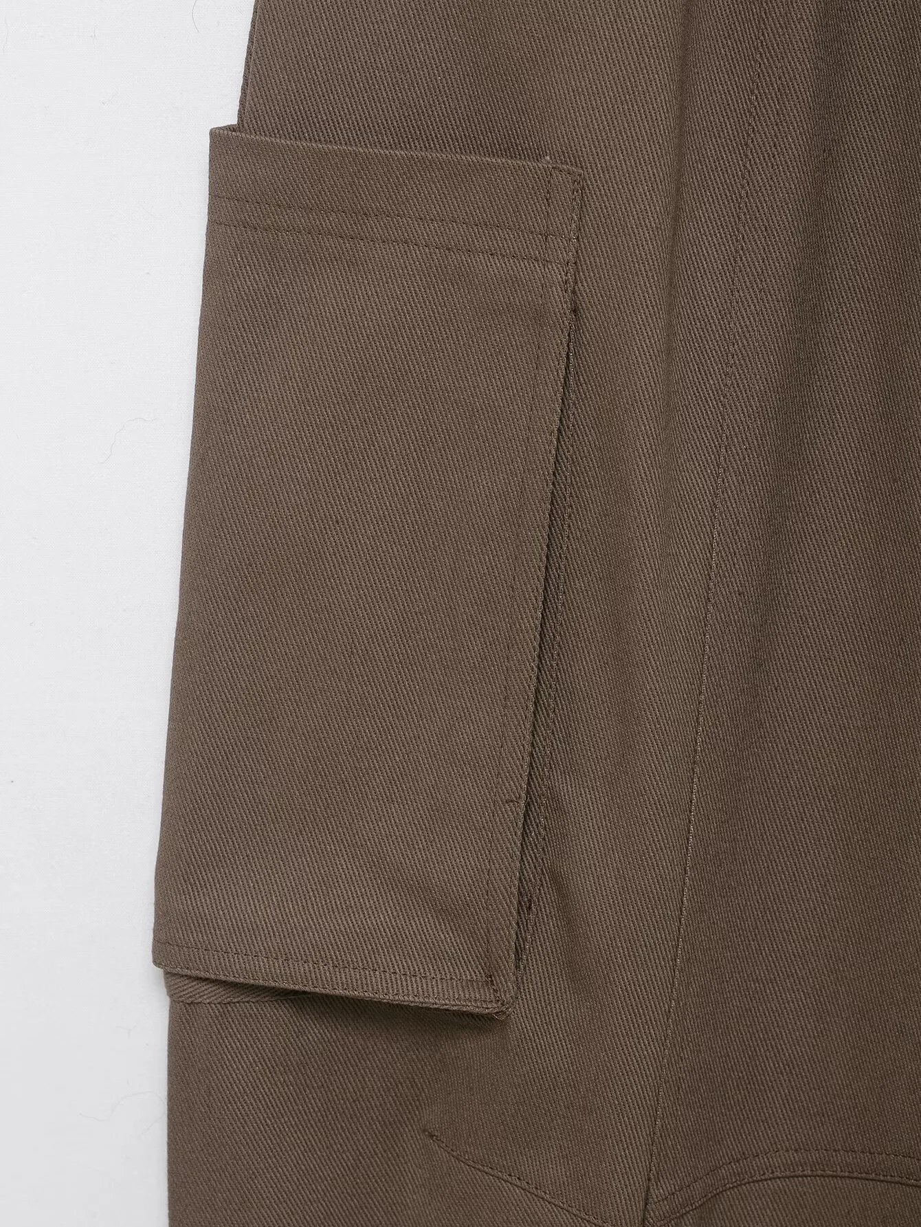 موضة شتاء جديدة لعام 2025 سراويل نسائية غير رسمية بسيطة ومتعددة الاستخدامات فضفاضة عالية الخصر مع جيوب جانبية