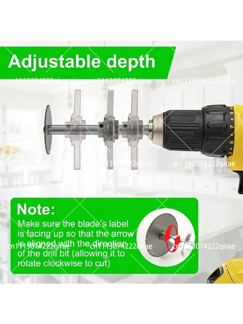 PVC Inside Pipe Cutter Tool Kit with Depth Gauge Guide, Internal Pipe Cutter for PVC Pipe Plumbing Tool Set