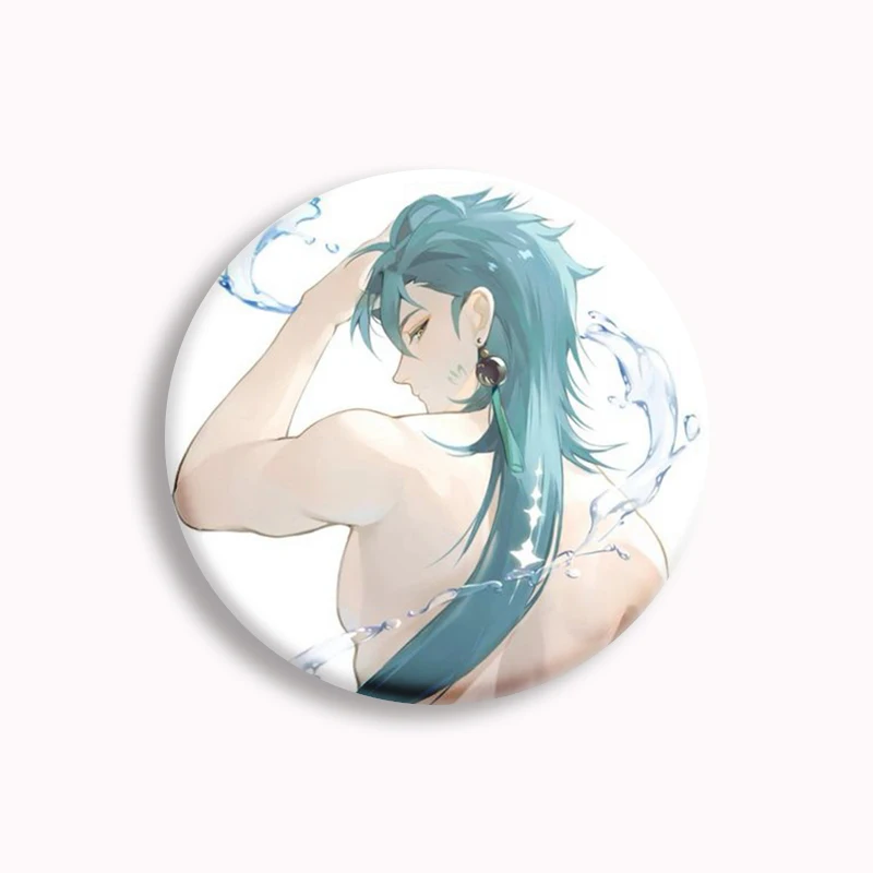 Wuthering Waves Game Soft Button Pin Jiyan Cartoon Cosplay Anime spilla Badge Bag accessori Decor Gamer Collect Friends Gift