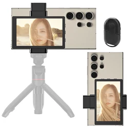 KingMa Phone Vlog Selfie Monitor Screen,Using Phone Rear Camera for Selfie Vlog, for Samsung Galaxy S25 S24 Utra S23 S22 S21 S20