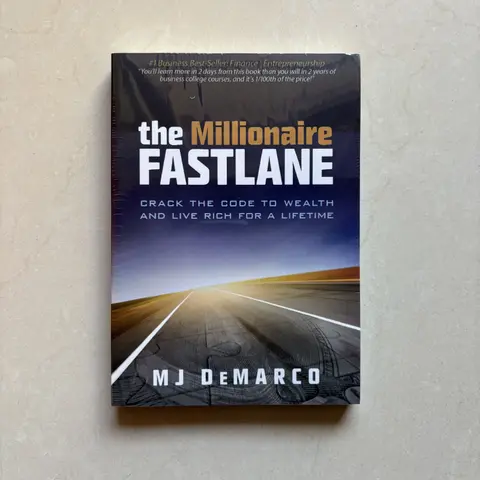 The Millionaire Fastlane by MJ DeMarco Crack the Code to Wealth and Live Rich for a Lifetime Paperback in English