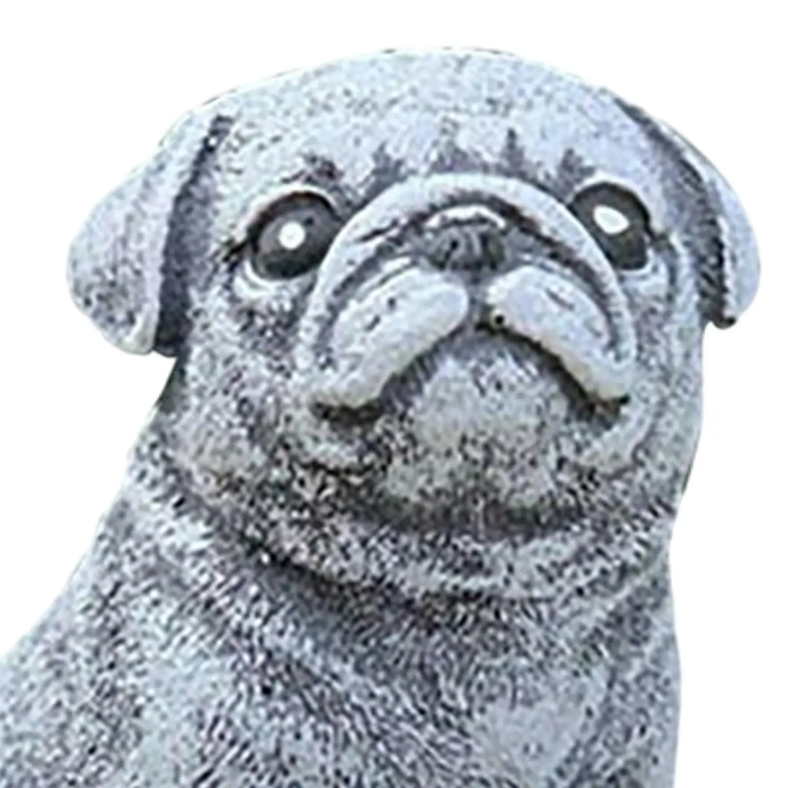 Polyresin Dog Figurines Statue Outdoor Miniature High Emulation Funny