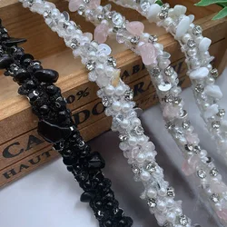 10Yards DIY Hand-stitched Pearl Rhinestone Beads Embroidered Lace Ribbon Wedding Dress Skirts Collar Neckline Sewing Appliques