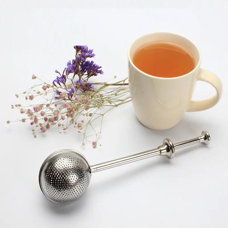 Stainless Steel Punching Large Telescopic Tea Filter 304 Tea Filter Screen Tea Maker Creative Tea Strainer Kichen Accessories