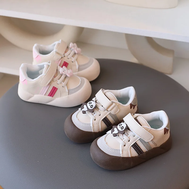 Children's Sneakers2024Spring and Autumn New Girls' Casual Boys Children Soft Bottom Wild Non-Slip Sneaker