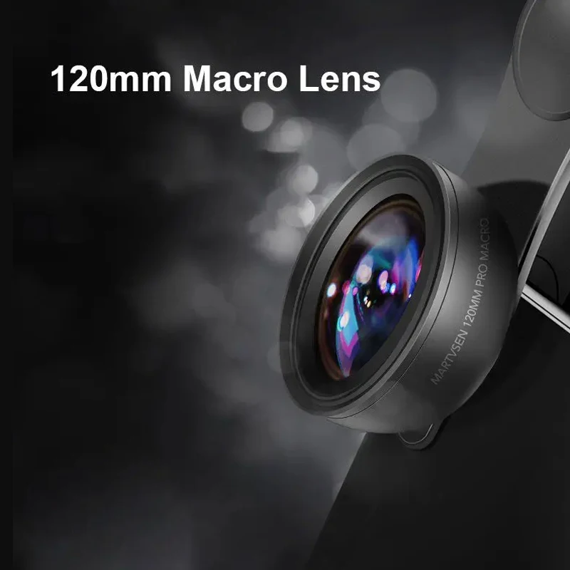 MARTVSEN 120MM Macro Lens, Professional 5K HD 10x Super Macro Universal Clip Camera Photo Lens for Samsung Andriod iPhone