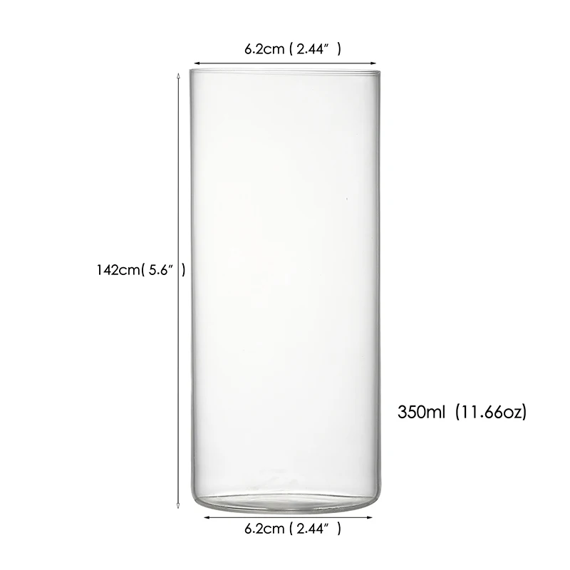 Ultra Light Water Glass Cup, Juice Glasses Collins Glass Cocktail Glass