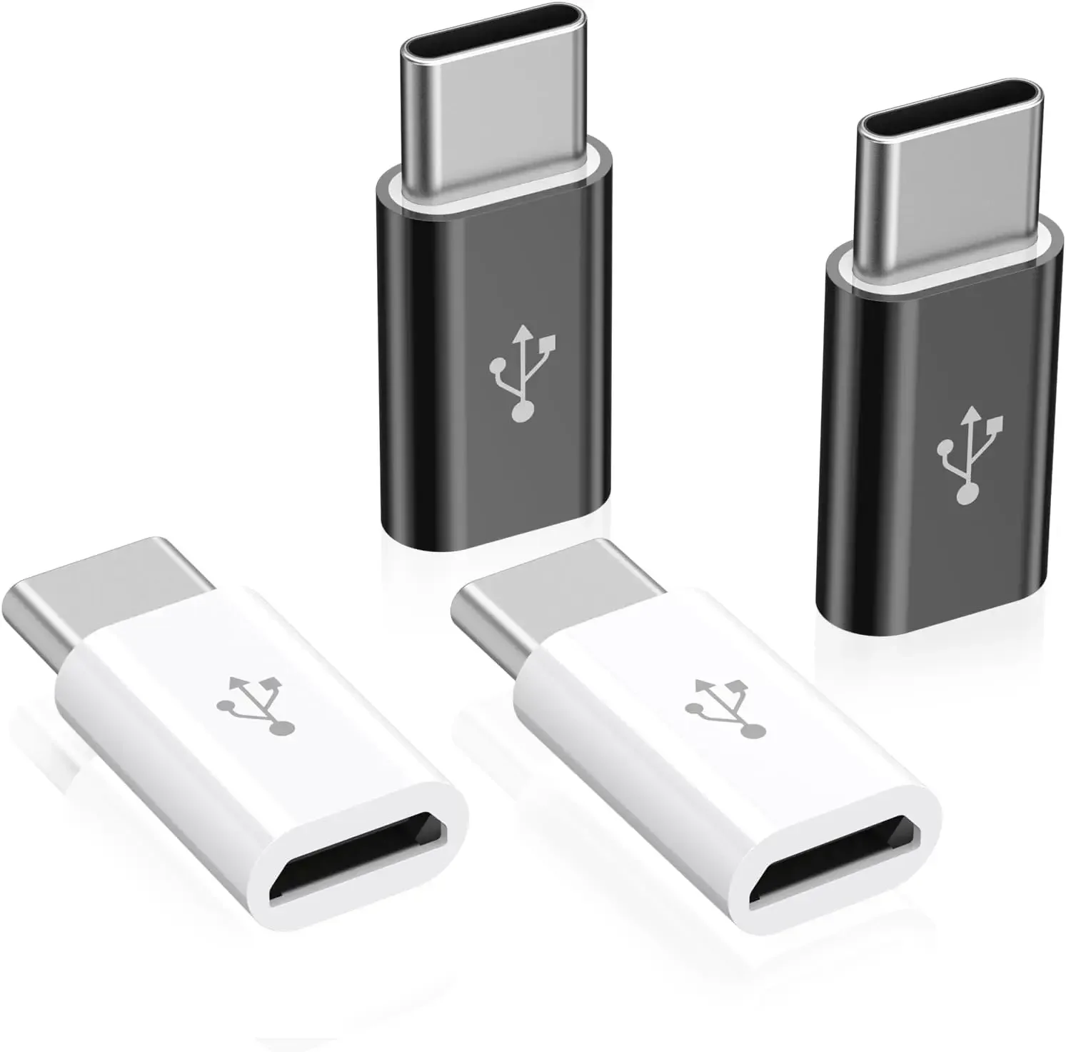 USB-C to Micro USB Adapter, Type-C to Micro USB Conversion Connector for High-Speed Data Transfer, Compatible with Samsung Galax
