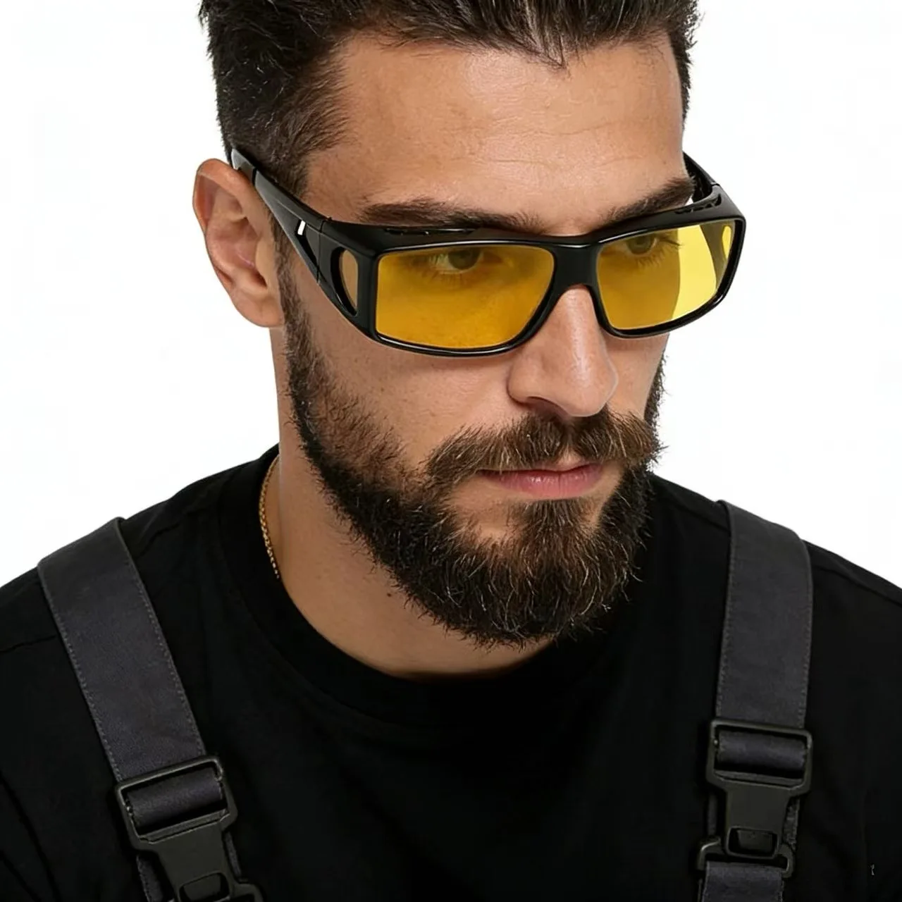 

2026 UV40 Polarized Sunglasses Prescription Lenses Anti-Glare Windproof Outdoor Cycling Sunglasses for Hiking/Driving/Camping