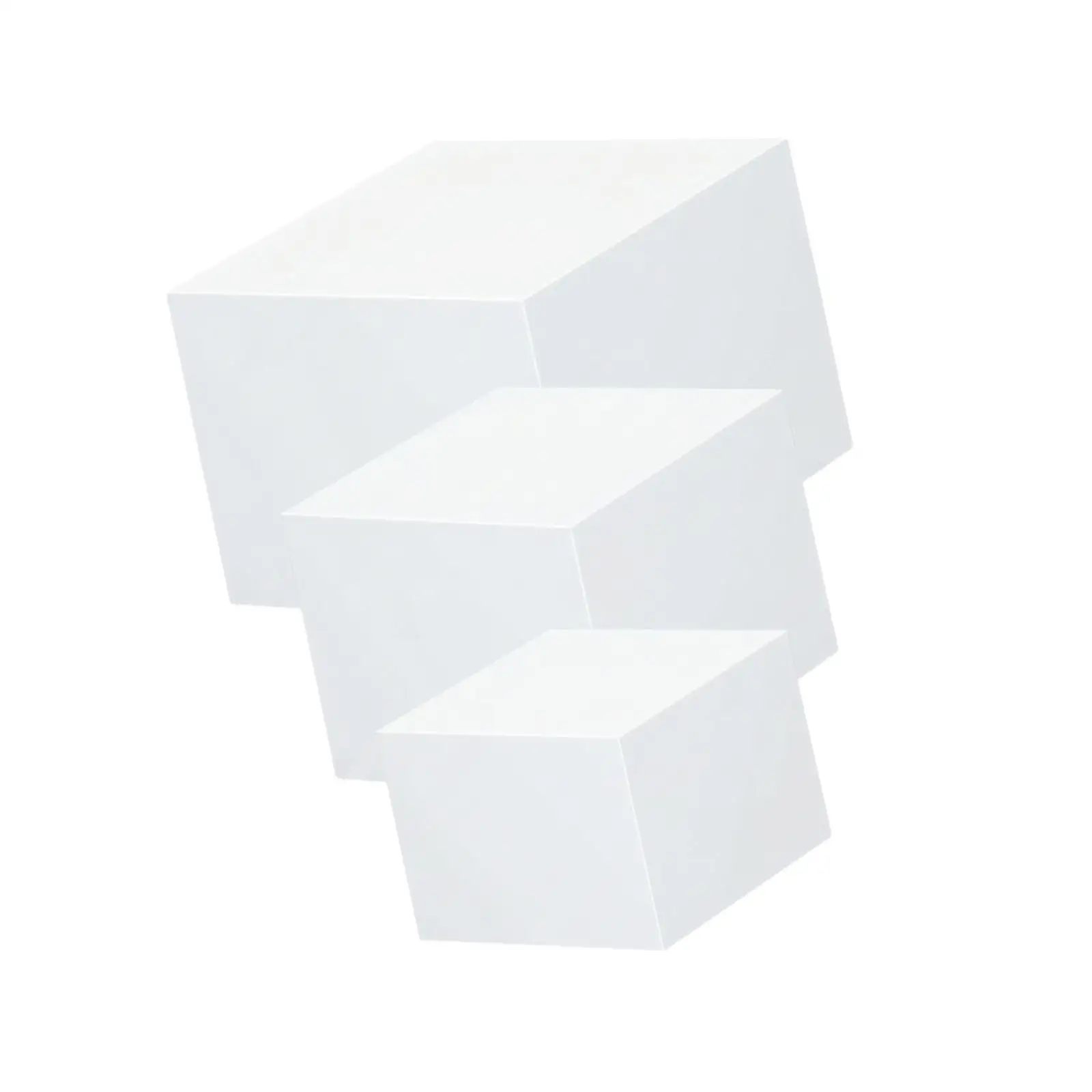 Acrylic Display Riser Set Tiered Cube Buffet Stand Nesting Hollow Bottom for Catering Table Cakes Toys Cosmetics Jewelry