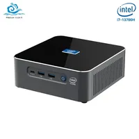 Inter Core i7-13700H Mini PC Barebone Kit Dual DDR5 M.2 SSD Support HDMI 4K@60Hz Compact Computer for Home/Office Win10Pro Ready