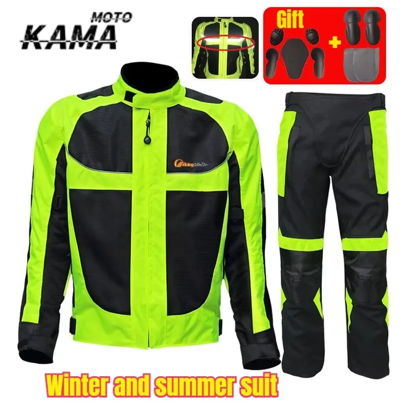 Riding Tribe Sommer Winter Motorrad Reiten Kleidung Männer Frauen Racing Kleidung Anti Herbst Motorrad Kleidung Reflektierende Jacke